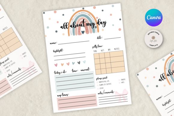Boho Daycare Report Mail Template