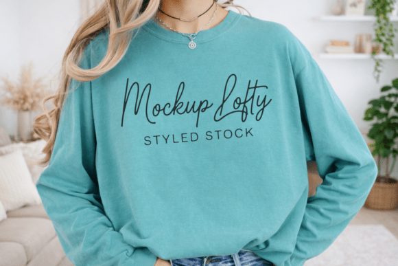 Comfort Colors C6014 Seafoam Mockup: A Versatile Tool for Design Presentations
