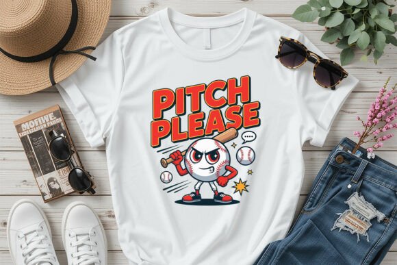 Funny Baseball Quote T-Shirt Design: A Playful Twist on Sportswear