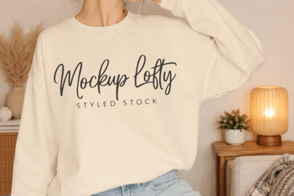 Gildan 18000 Sand Sweatshirt Mockup 23: A Professional Tool for Design Presentations
