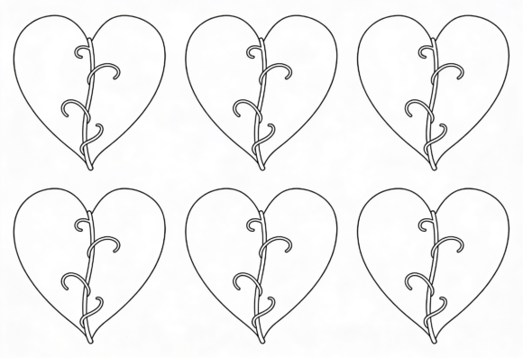 Heart Vine Outline SVG Clipart: A Versatile Tool for Modern Creatives and Entrepreneurs