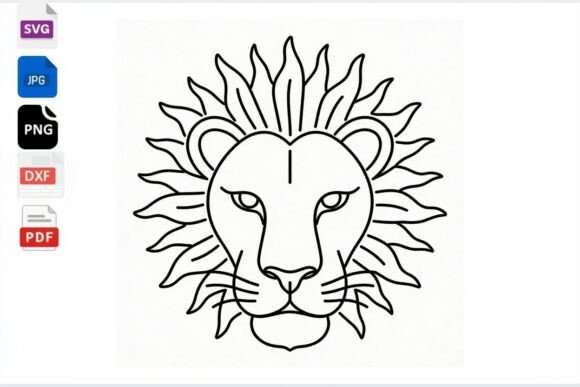 Mastering Creative Projects with the Lion Head Sun SVG Cut File