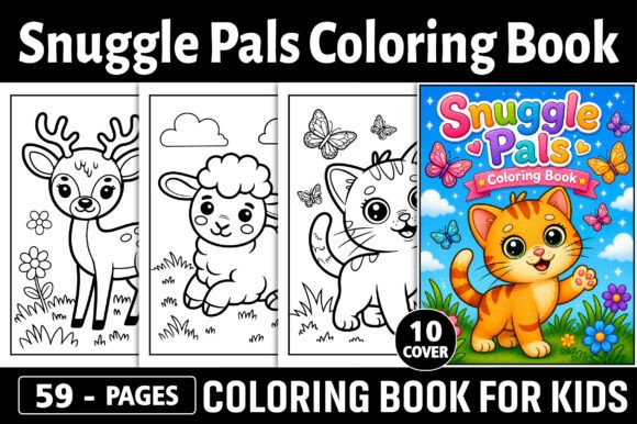 Snuggle Pals Coloring Pages for Kids: A Creative Resource for Modern Families