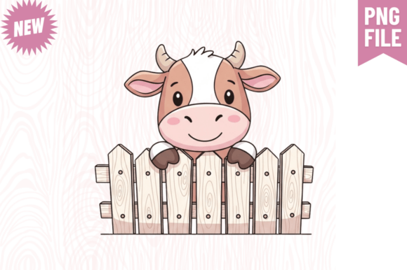 Whimsical Peeking Farm Animals Clipart: A Creative Tool for Designers and Creators