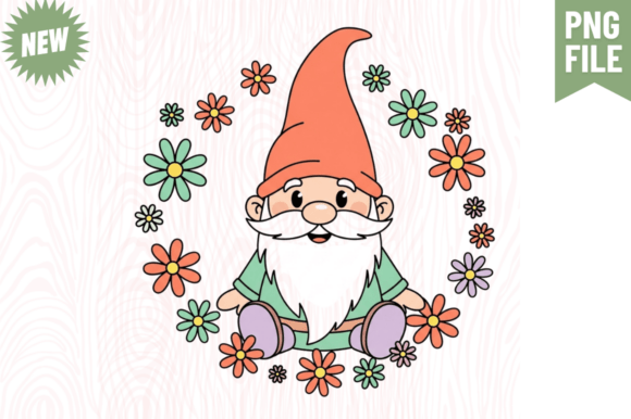 Whimsical Spring Gnome Clipart for Creative Projects