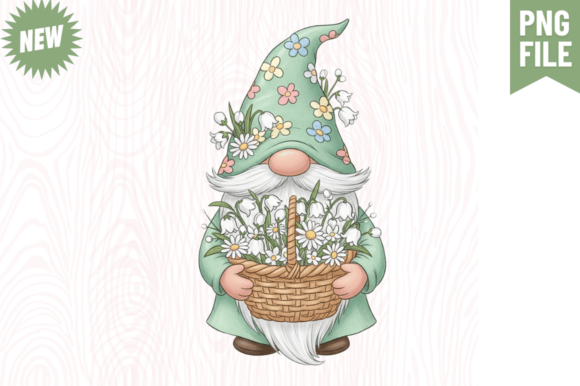 Whimsical Summer Cute Gnome Clipart PNG: A Creative Resource for Design Enthusiasts